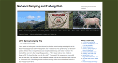 Desktop Screenshot of nahannicampingandfishingclub.com