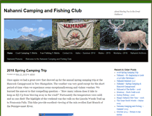 Tablet Screenshot of nahannicampingandfishingclub.com